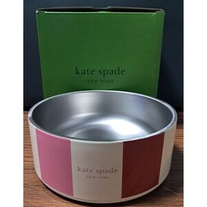Kate Spade New York, 16 oz. Dog Bowl, Multicolor,‎ Stainless Steel, Non Slip